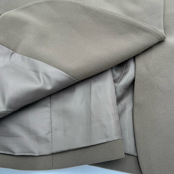 Anne Klein Suit Blazer Light Beige Women's Size 12P Three Button Career Wear Jac - Picture 12 of 13